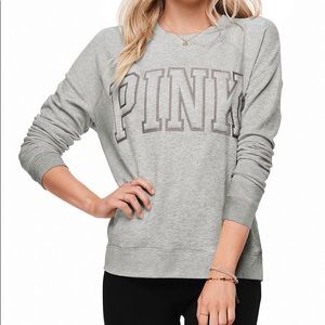 VS Pink grey sweater